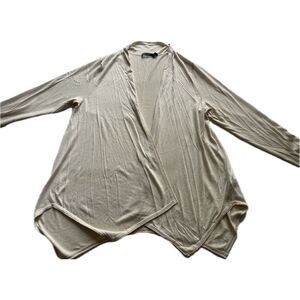 Lauren Ralph Lauren Cream Open Front Cardigan Sweater Top Women’s Size 2XL